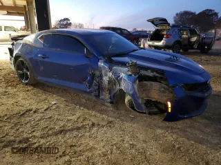 2023 Chevrolet Camaro LT1 with VIN 1G1FF1R77P0130441, listed as a Copart auction lot 84910704 with 76,275 mi miles and Salvage Title. Bid and sale history available at DreamBid. Image 4.