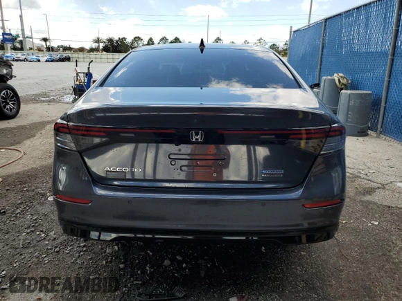 2024 Honda Accord Touring with VIN 1HGCY2F87RA062602, listed as a Copart auction lot 44787915 with 5,236 mi miles and Salvage title. Bid and sale history available at DreamBid. Image 6.