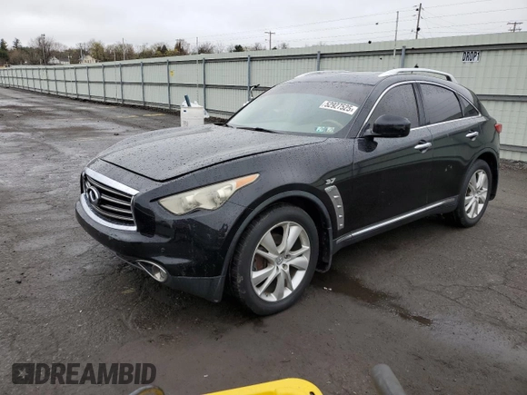 2012 Infiniti FX35 with VIN JN8AS1MU1CM121221, listed as a Copart auction lot 52927525 with 139,706 mi miles and Clean Title. Bid and sale history available at carsss.com. Image 1.