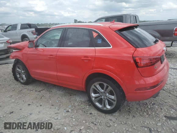 2017 Audi Q3 Premium Plus with VIN WA1JCCFS7HR006062, listed as a Copart auction lot 61395335 with 48,346 mi miles and Clean title. Bid and sale history available at DreamBid. Image 2.