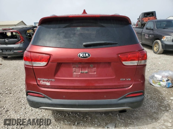 2016 Kia Sorento EX with VIN 5XYPH4A59GG152422, listed as a Copart auction lot 48296965 with 125,840 mi miles and Clean Title. Bid and sale history available at carsss.com. Image 6.