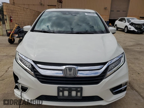 2019 Honda Odyssey Elite with VIN 5FNRL6H99KB013578, listed as a Copart auction lot 49246685 with 54,025 mi miles and Salvage title. Bid and sale history available at DreamBid. Image 5.