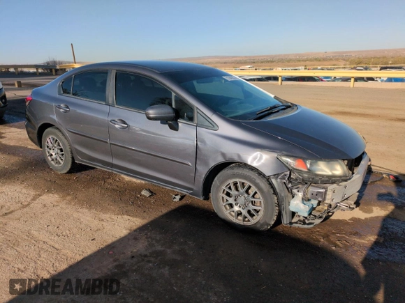 2015 Honda Civic Sedan LX with VIN 2HGFB2F58FH520309, listed as a Copart auction lot 51948955 with 139,775 mi miles and Salvage Title. Bid and sale history available at carsss.com. Image 4.