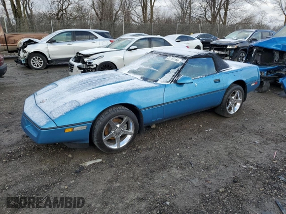 1989 Chevrolet Corvette with VIN 1G1YY3180K5125449, listed as a Copart auction lot 47791165 with 620,509 mi miles and Salvage Title. Bid and sale history available at carsss.com. Image 1.