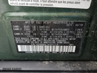 2010 Subaru Outback Prem All-Weathr/Pwr Moon with VIN 4S4BRBGC1A3371318, listed as a Copart auction lot 86132124 with 120,682 mi miles and Salvage Title. Bid and sale history available at carsss.com. Image 14.
