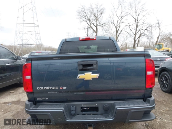 2019 Chevrolet Colorado 4WD Work Truck with VIN 1GCGTBEN8K1306088, listed as a IAAI auction lot 41807366 with 57,376 mi miles. Bid and sale history available at carsss.com. Image 16.
