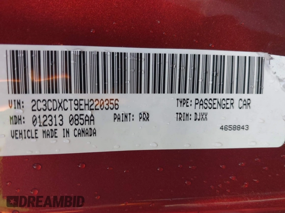 2014 Dodge Charger RT z VIN 2C3CDXCT9EH220356, wystawiony jako IAAI lot #41746302 z przebiegiem 79 525 mil mil oraz . Historia ofert i sprzedaży dostępna na DreamBid. Obrazek 9.