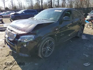 2016 BMW X4 xDrive35i with VIN 5UXXW5C53G0N91614, listed as a Copart auction lot 43716505 with 109,681 mi miles and Salvage Title. Bid and sale history available at carsss.com. Image 1.