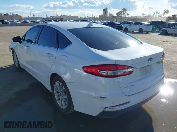 2020 Ford Fusion SE with VIN 3FA6P0H70LR155746, listed as a IAAI auction lot 41755768 with 74,220 mi miles. Bid and sale history available at carsss.com. Image 3.