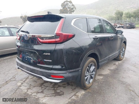 2022 Honda CR-V Hybrid EX-L with VIN 5J6RT6H84NL052274, listed as a IAAI auction lot 41218787 with 43,078 mi miles. Bid and sale history available at carsss.com. Image 4.