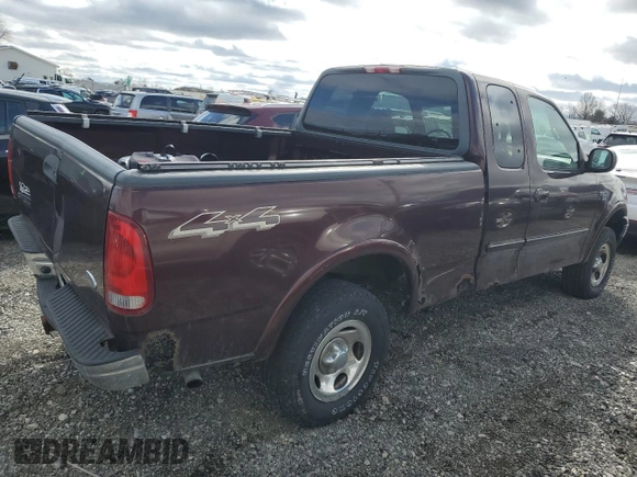 2000 Ford F-150 XL with VIN 1FTRX18WXYNB79888, listed as a Copart auction lot 46323685 with 143,904 mi miles and Salvage Title. Bid and sale history available at carsss.com. Image 3.