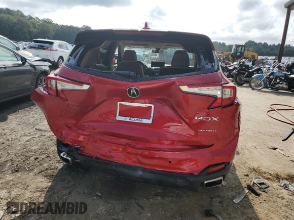 2023 Acura RDX w/Technology Package with VIN 5J8TC2H54PL024618, listed as a Copart auction lot 64178454 with 11,058 mi miles and Salvage Title. Bid and sale history available at carsss.com. Image 6.