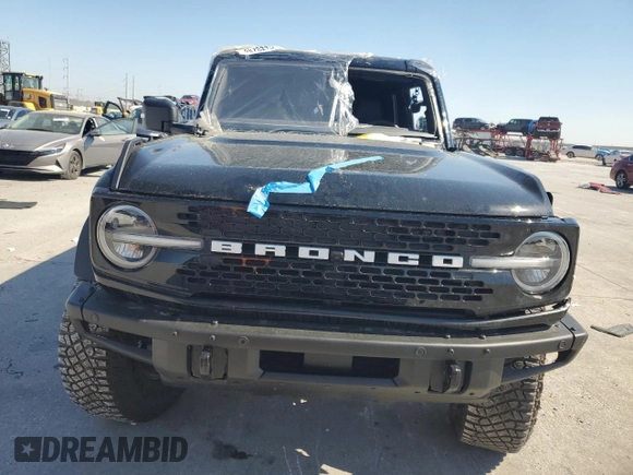 2022 Ford Bronco with VIN 1FMEE5DP5NLB84218, listed as a Copart auction lot 48732155 with 5,741 mi miles and Salvage Title. Bid and sale history available at DreamBid. Image 5.
