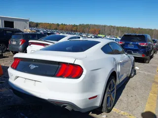 2021 Ford Mustang EcoBoost with VIN 1FA6P8TH0M5158309, listed as a IAAI auction lot 41045947 with 1 mi miles. Bid and sale history available at carsss.com. Image 4.