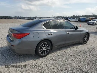 2014 Infiniti Q50 Sport with VIN JN1BV7AP2EM677598, listed as a Copart auction lot 53562495 with 162,310 mi miles and Clean title. Bid and sale history available at DreamBid. Image 3.