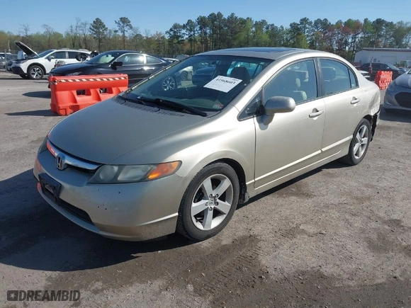 2007 Honda Civic Sdn EX with VIN 1HGFA168X7L046360, listed as a IAAI auction lot 41968603 with 277,431 mi miles. Bid and sale history available at carsss.com. Image 2.