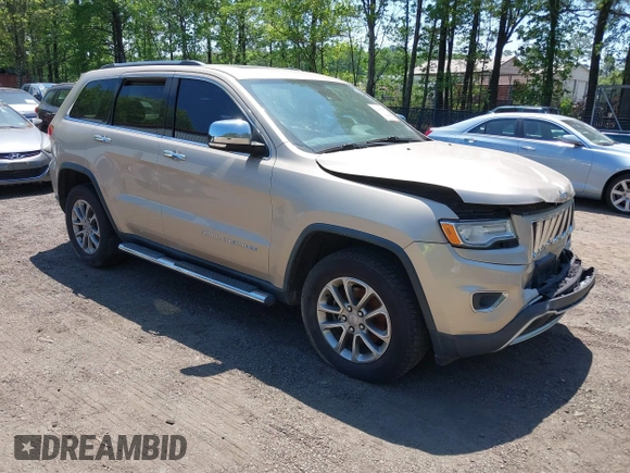 2015 Jeep Grand Cherokee Limited with VIN 1C4RJFBG2FC643264, listed as a IAAI auction lot 42151555 with 116,797 mi miles. Bid and sale history available at carsss.com. Image 1.