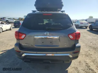 2018 Nissan Pathfinder SL with VIN 5N1DR2MM7JC629606, listed as a Copart auction lot 73596944 with 0 mi miles and Salvage Title. Bid and sale history available at carsss.com. Image 6.