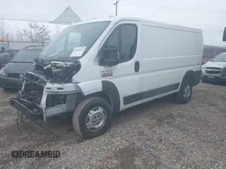 2017 Ram ProMaster Cargo with VIN 3C6TRVAG5HE534357, listed as a IAAI auction lot 41405041 with 133,119 mi miles and . Bid and sale history available at DreamBid. Image 2.