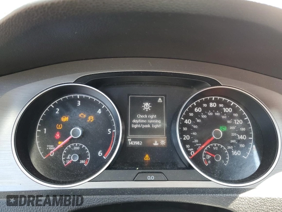 2015 Volkswagen Golf SportWagen TDI SE with VIN 3VWCA7AU8FM506683, listed as a Copart auction lot 65260753 with 143,982 mi miles. Bid and sale history available at carsss.com. Image 9.