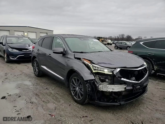 2020 Acura RDX w/Advance Pkg with VIN 5J8TC2H72LL022037, listed as a Copart auction lot 42862465 with 103,222 mi miles and Salvage Title. Bid and sale history available at carsss.com. Image 11.