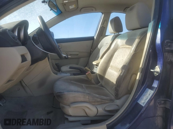 2005 Mazda 3 i with VIN JM1BK12F851220563, listed as a Copart auction lot 49443555 with 170,073 mi miles and Salvage Title. Bid and sale history available at DreamBid. Image 7.