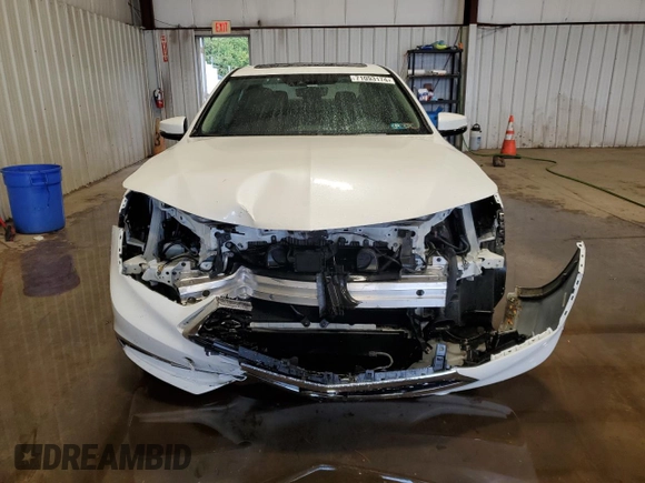2018 Acura TLX w/Advance Pkg with VIN 19UUB3F73JA002016, listed as a Copart auction lot 71093174 with 52,334 mi miles and Salvage Title. Bid and sale history available at carsss.com. Image 5.