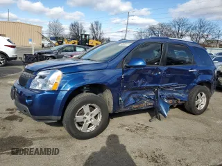 2008 Chevrolet Equinox LT with VIN 2CNDL43F486291696, listed as a Copart auction lot 48025115 with 153,485 mi miles and Salvage Title. Bid and sale history available at carsss.com. Image 1.