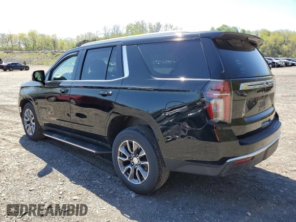 2022 Chevrolet Tahoe LT with VIN 1GNSKNKD2NR331107, listed as a Copart auction lot 54296895 with 29,906 mi miles and Salvage title. Bid and sale history available at DreamBid. Image 2.