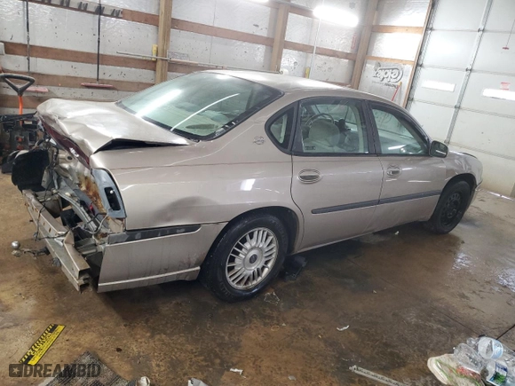 2002 Chevrolet Impala with VIN 2G1WF55K029165810, listed as a Copart auction lot 78862494 with 249,428 mi miles and Salvage Title. Bid and sale history available at carsss.com. Image 3.