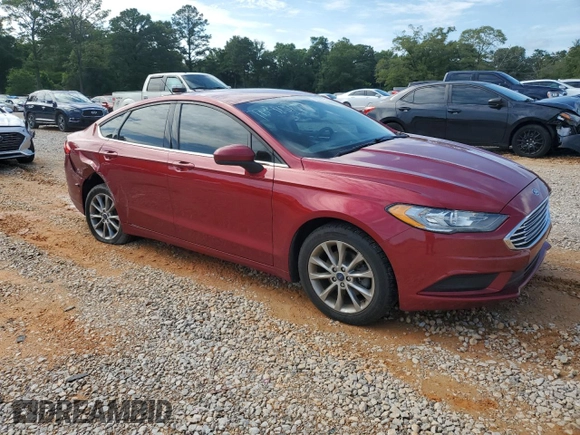 2017 Ford Fusion SE with VIN 3FA6P0HD0HR332955, listed as a Copart auction lot 58536145 with 43,064 mi miles and Salvage title. Bid and sale history available at DreamBid. Image 4.