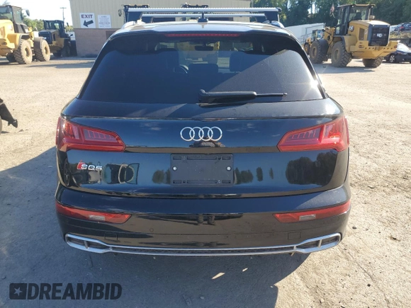 2018 Audi SQ5 Premium Plus with VIN WA1A4AFYXJ2069841, listed as a Copart auction lot 69450284 with 68,158 mi miles and Salvage Title. Bid and sale history available at DreamBid. Image 6.
