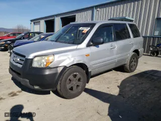 2006 Honda Pilot EX with VIN 2HKYF18426H529427, listed as a Copart auction lot 48582285 with 207,553 mi miles and Salvage Title. Bid and sale history available at carsss.com. Image 1.