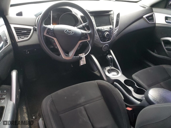2016 Hyundai Veloster with VIN KMHTC6AD9GU275521, listed as a Copart auction lot 46120034 with 135,740 mi miles and Salvage Title. Bid and sale history available at carsss.com. Image 8.