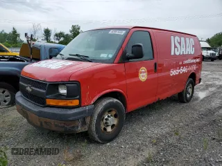 2010 Chevrolet Express Cargo with VIN 1GCZGFBA4A1136638, listed as a Copart auction lot 62981635 with 171,436 mi miles and Clean title. Bid and sale history available at DreamBid. Image 1.