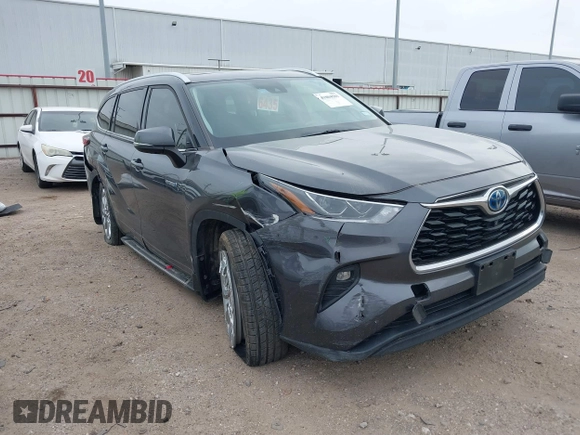 2021 Toyota Highlander Hybrid Limited with VIN 5TDYARAH0MS505144, listed as a IAAI auction lot 41804501 with 40,907 mi miles and . Bid and sale history available at DreamBid. Image 1.