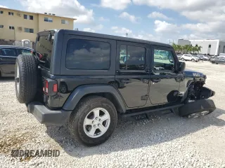 2019 Jeep Wrangler Unlimited Sport S with VIN 1C4HJXDG2KW570078, listed as a Copart auction lot 51119485 with 65,860 mi miles and Salvage title. Bid and sale history available at DreamBid. Image 3.