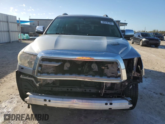 2014 Toyota Sequoia Limited with VIN 5TDKY5G19ES055130, listed as a Copart auction lot 42318155 with 129,880 mi miles and Salvage Title. Bid and sale history available at carsss.com. Image 5.