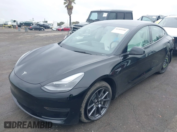2023 Tesla Model 3 with VIN 5YJ3E1EA0PF587656, listed as a IAAI auction lot 41489586 with 12,844 mi miles and . Bid and sale history available at DreamBid. Image 22.