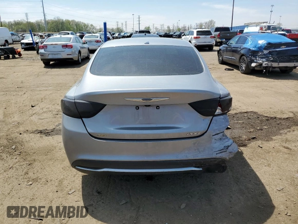 2015 Chrysler 200 Limited with VIN 1C3CCCAB0FN722834, listed as a Copart auction lot 54827095 with 123,244 mi miles and Clean title. Bid and sale history available at DreamBid. Image 6.