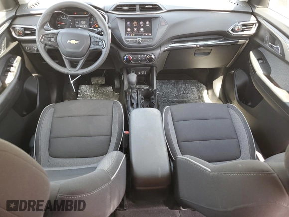 2021 Chevrolet TrailBlazer LS with VIN KL79MMS2XMB111955, listed as a Copart auction lot 62530154 with 35,220 mi miles and Salvage Title. Bid and sale history available at DreamBid. Image 7.