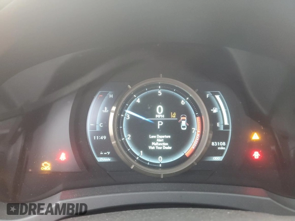 2017 Lexus IS 350 with VIN JTHBE1D2XH5029224, listed as a Copart auction lot 44968985 with 83,108 mi miles and Salvage Title. Bid and sale history available at DreamBid. Image 9.