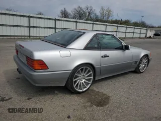 1994 Mercedes-Benz SL 5.0L with VIN WDBFA67E2RF092684, listed as a Copart auction lot 53232845 with 81,932 mi miles and Clean title. Bid and sale history available at DreamBid. Image 3.