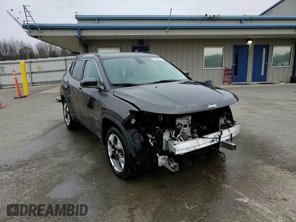 2019 Jeep Compass Limited with VIN 3C4NJCCB8KT675988, listed as a Copart auction lot 43600735 with 107,775 mi miles and Salvage Title. Bid and sale history available at carsss.com. Image 14.