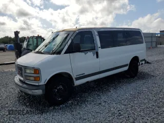 2000 GMC Savana z VIN 1GJHG35R0Y1116076, wystawiony jako Copart lot #50339725 z przebiegiem 263 035 mil mil oraz Nie do naprawy • Non repairable. Historia ofert i sprzedaży dostępna na DreamBid. Obrazek 1.