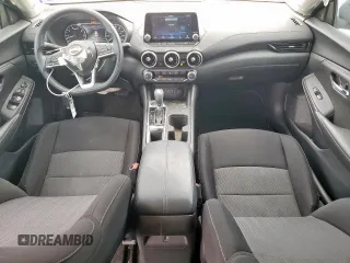 2024 Nissan Sentra SV with VIN 3N1AB8CV6RY240745, listed as a Copart auction lot 57093585 with 22,633 mi miles and Salvage title. Bid and sale history available at DreamBid. Image 8.