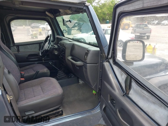 2002 Jeep Wrangler X with VIN 1J4FA39S92P736825, listed as a IAAI auction lot 42156410 with 196,313 mi miles. Bid and sale history available at carsss.com. Image 5.