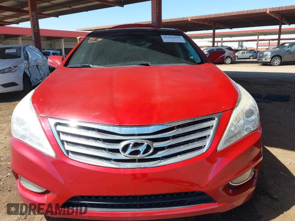2012 Hyundai Azera with VIN KMHFH4JG2CA148859, listed as a IAAI auction lot 41850242 with 105,272 mi miles. Bid and sale history available at carsss.com. Image 12.