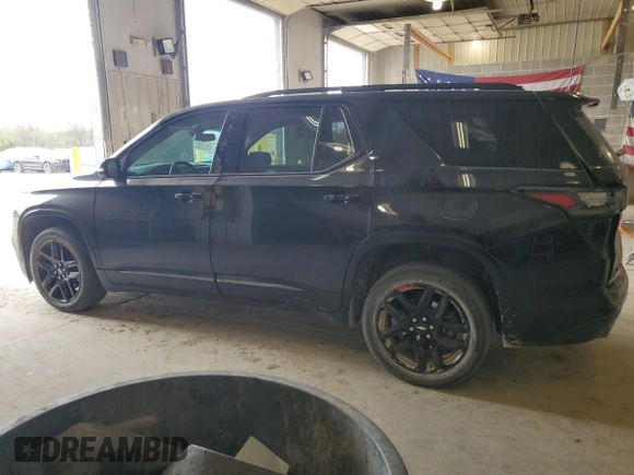 2020 Chevrolet Traverse Premier with VIN 1GNERKKW0LJ159468, listed as a Copart auction lot 53095035 with 80,848 mi miles and Salvage title. Bid and sale history available at DreamBid. Image 2.