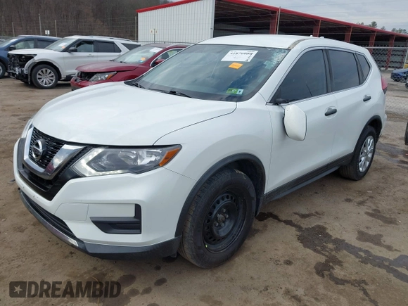 2017 Nissan Rogue SV with VIN KNMAT2MV5HP528634, listed as a IAAI auction lot 41876080 with 92,099 mi miles. Bid and sale history available at carsss.com. Image 22.